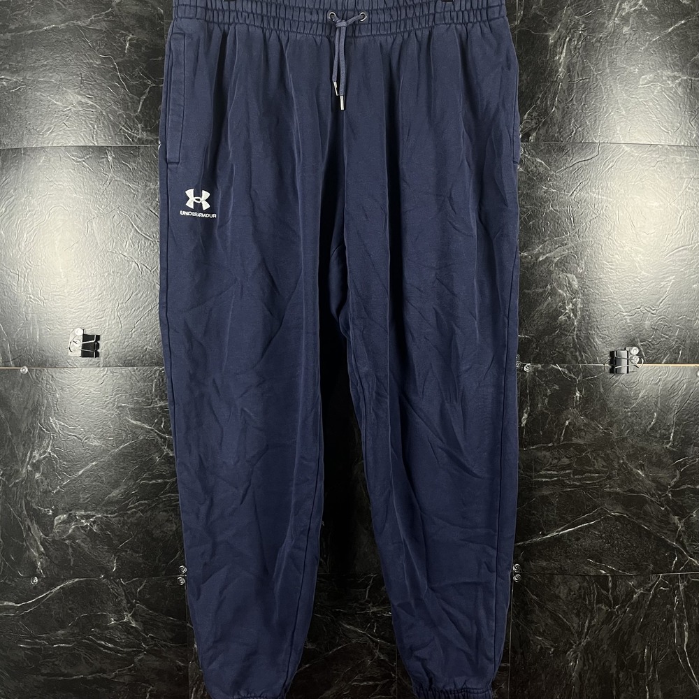 Under Armour Men's Navy Fleece Sweatpants Jogger XL